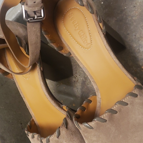 See by Chloé Platform Heels in Taupe - Picture 10 of 10